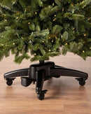 Árvore de Natal Verde Premium com Galhos Articulados, Suporte Metálico com Rodinhas e Micro LEDs Embutidos